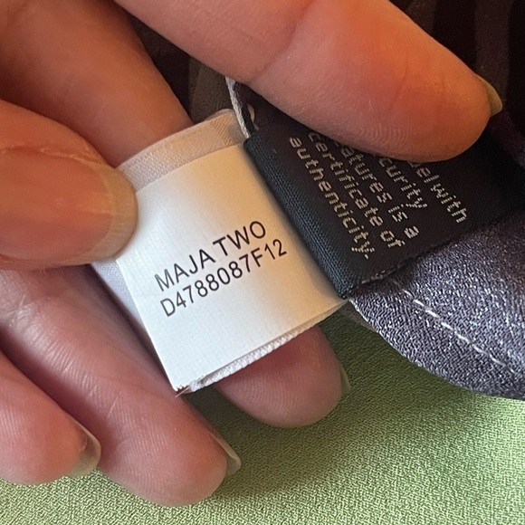 Diane von Furstenberg DvF Mosaic Maja Two Drape Back Paper Forest Mint Silk 8 - Picture 5 of 11